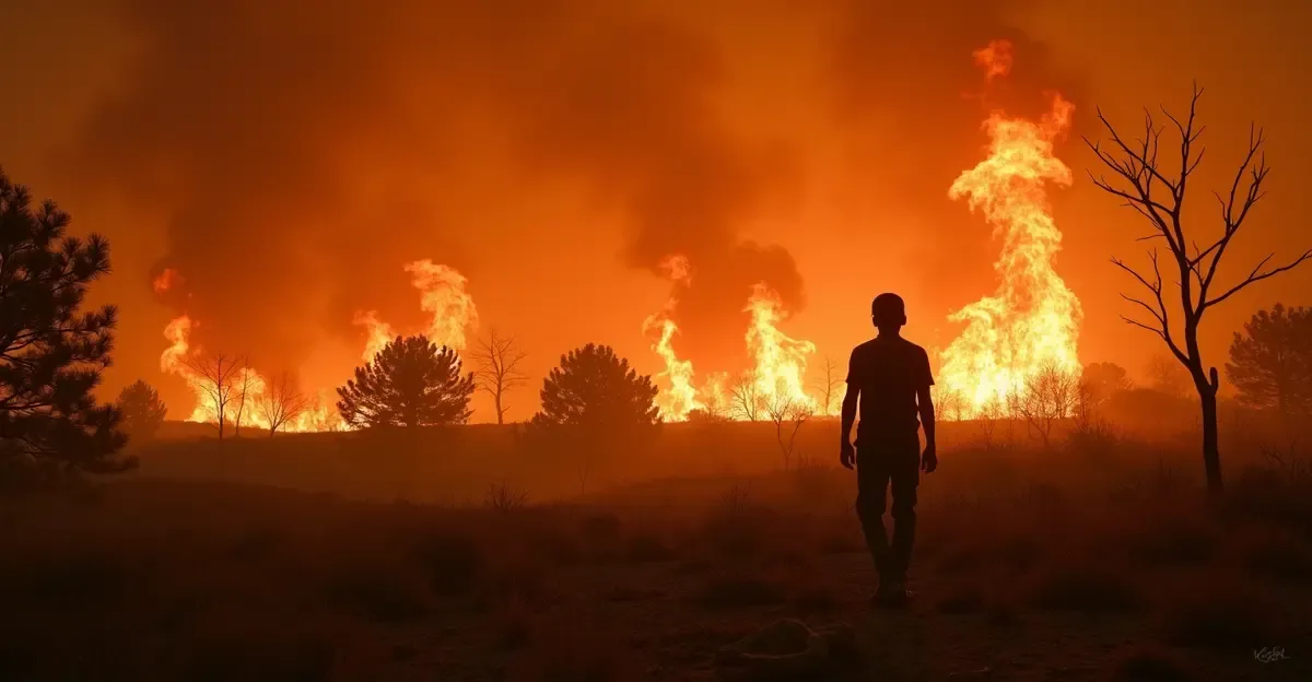 Incendio forestal en Zaragoza: 12.000 hectáreas