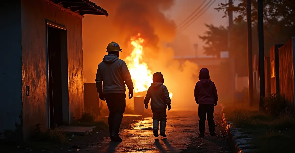 Incêndio em Lima mata 10 familiares: suspeita de extorsão