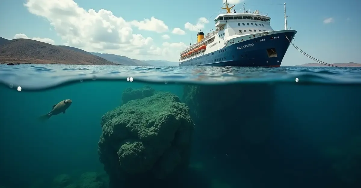 Ferry naufragado em Chipre a 550 m: 20 desaparecidos