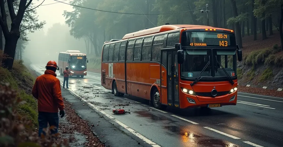 Acidente de autocarro em Espanha: 83 feridos