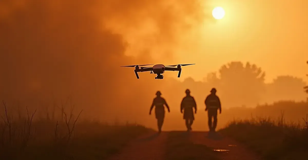 AI Drone Swarms Fight Wildfires: UK Fire Service Trial