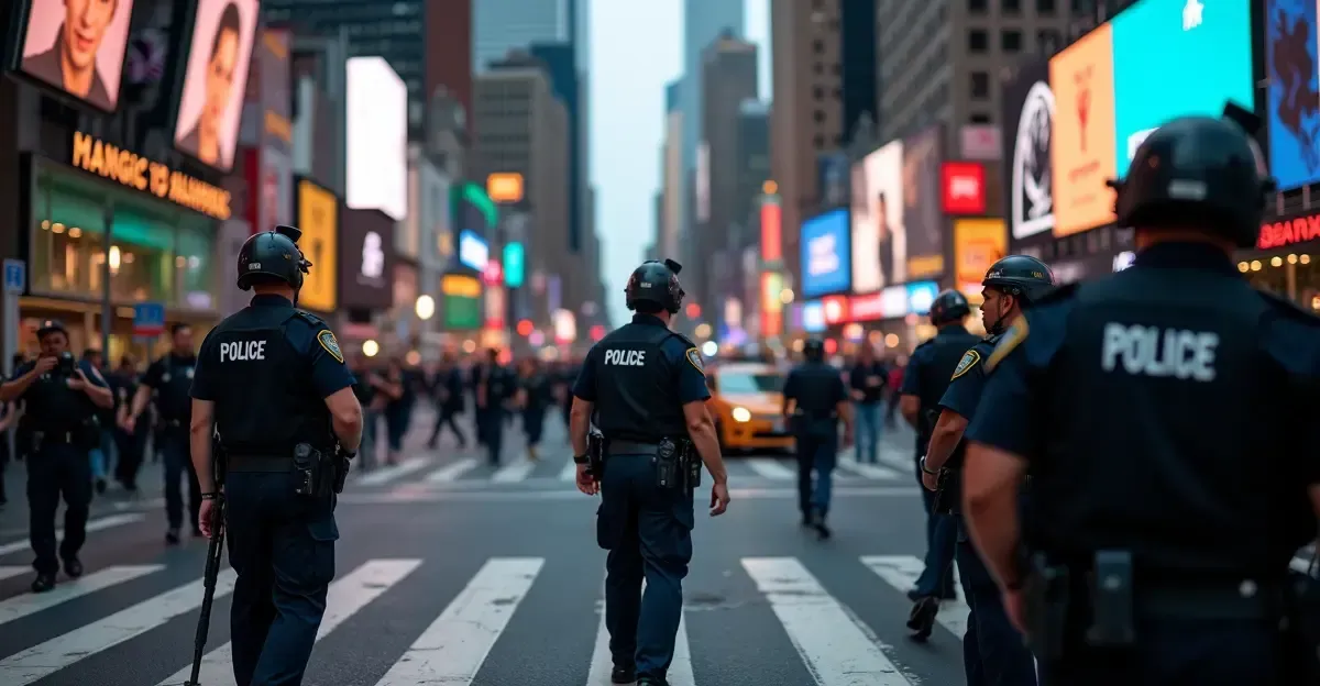 Apuñalamiento en Times Square: 1 muerta, policía dispara