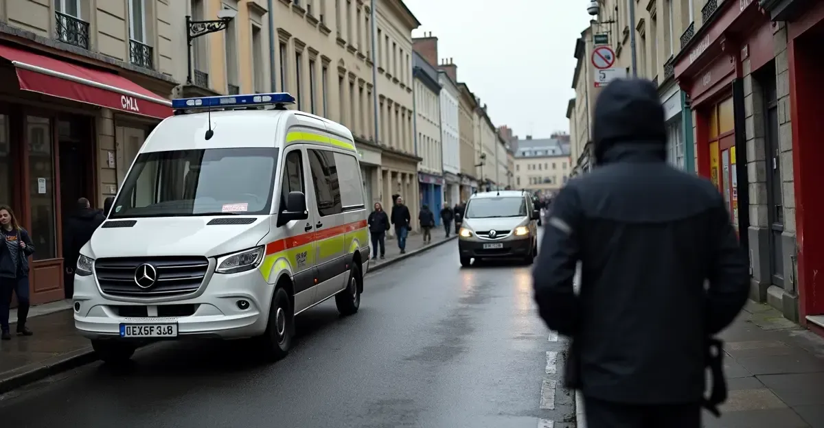 Atropelamento em Caen: Dois Mortos em Disputa de Café
