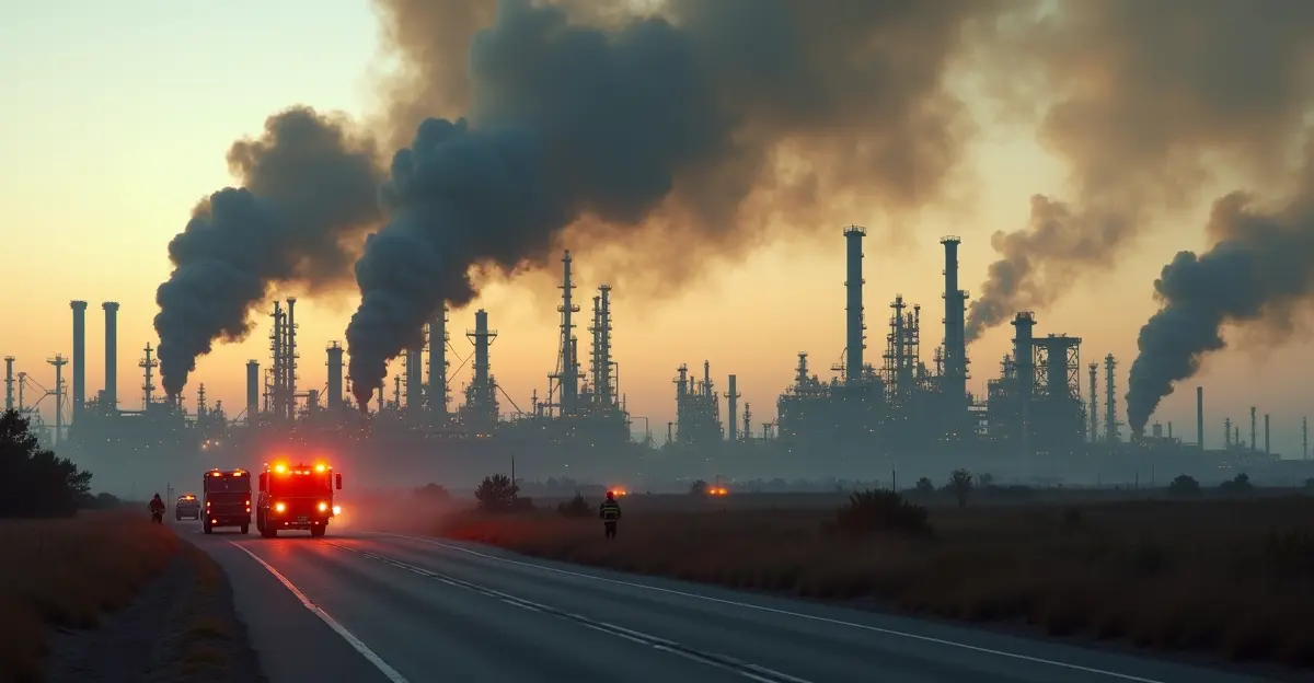 australia-incendio-refinaria-gasolina-crise