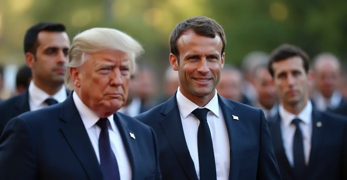 Cúpula do G7 2026: Macron seduz Trump em meio a tensões