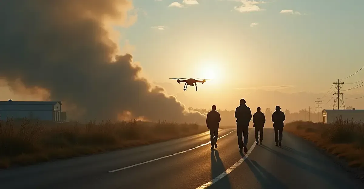 Tercer dron hallado en Leipzig: ataque explicado