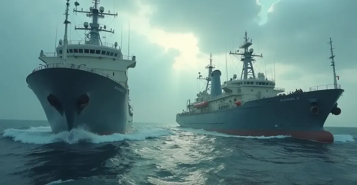 Drones atingem 2 navios na Bulgária; um afunda