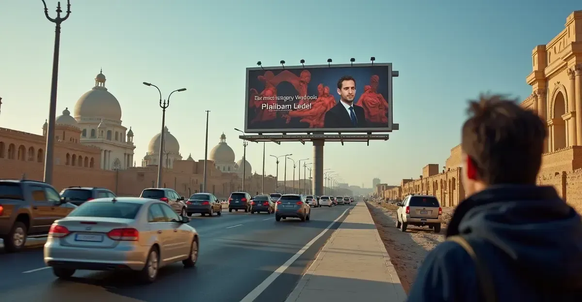 Egypte billboard-hack: porno op snelwegschermen