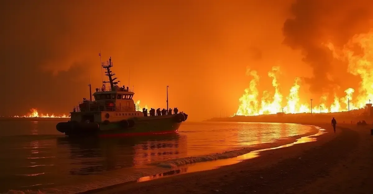 Frankreich: 63.000 evakuiert, Cap Ferret per Boot