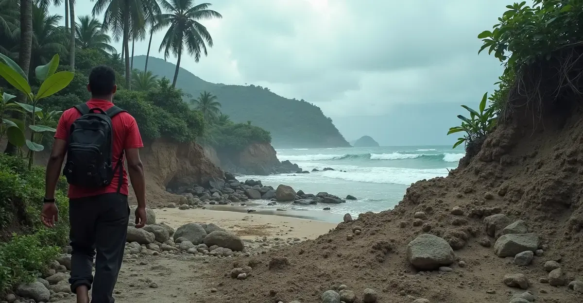 Indonesien Erdbeben 7,7: 38 Tote, Tsunami-Warnung