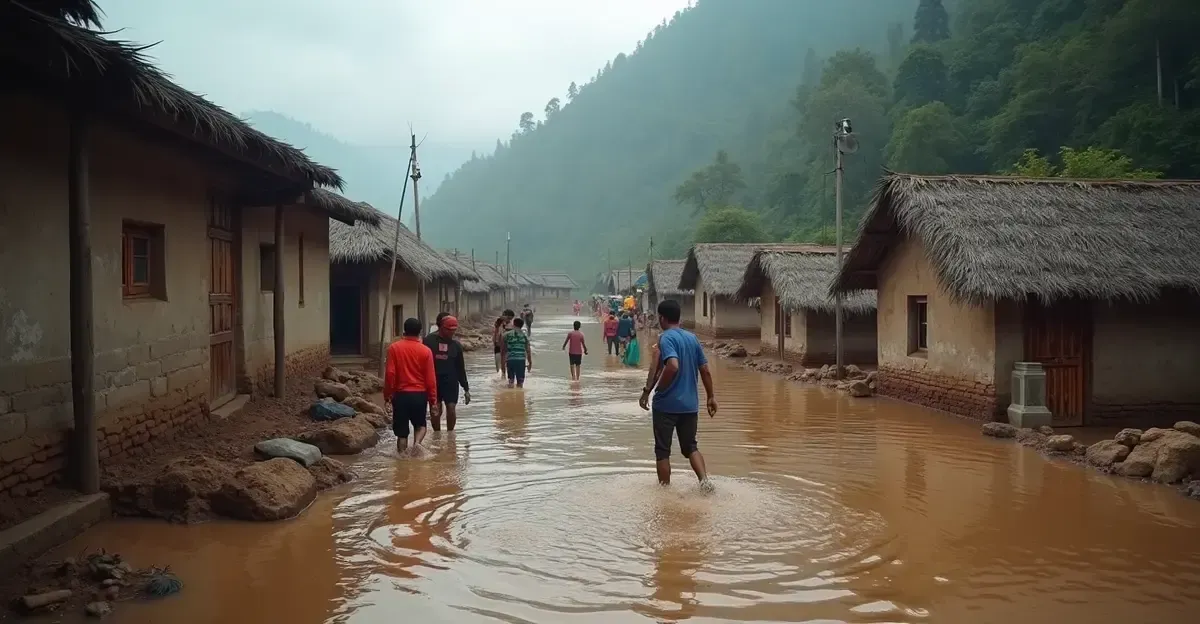 Inundación en Nepal: Betrawati recibe primera ayuda