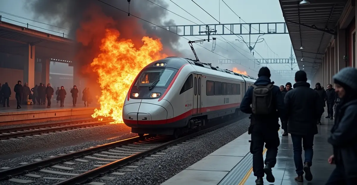 Itália prende 7 anarquistas por sabotagem ferroviária nas Olimpíadas