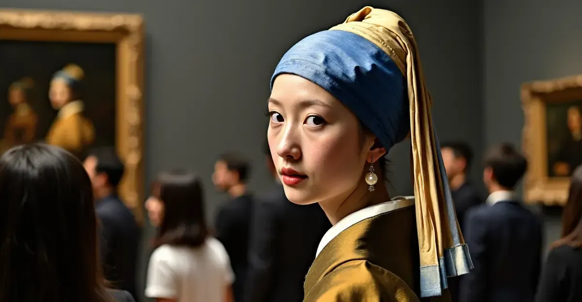 La joven de la perla: colas en Osaka explicadas
