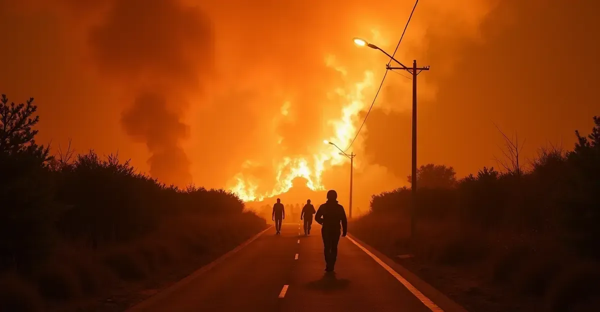 Megaincendio Costa Brava: 2.300 ha, confinamiento