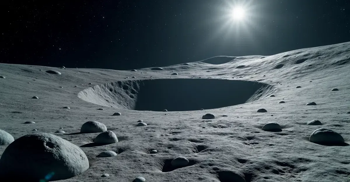 NASA descobre cratera lunar de 221 m: evento raro