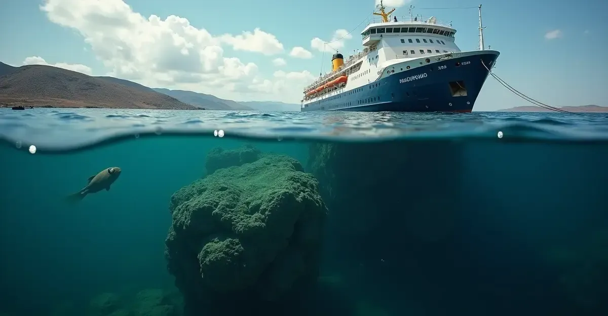 Ferry naufragado em Chipre a 550 m: 20 desaparecidos