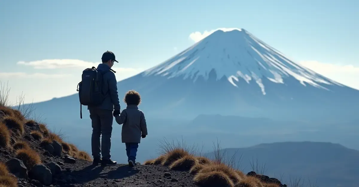 Pai deixa filho de 7 anos sozinho no Monte Fuji: Polícia