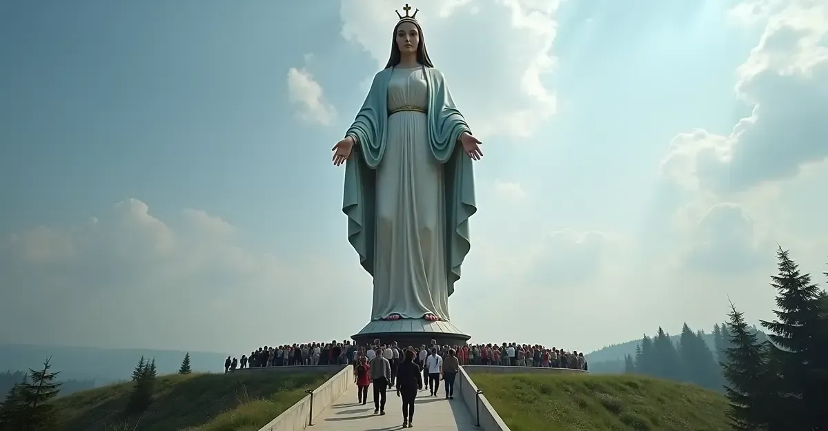 Poland's 55m Virgin Mary Statue Tops Christ the Redeemer