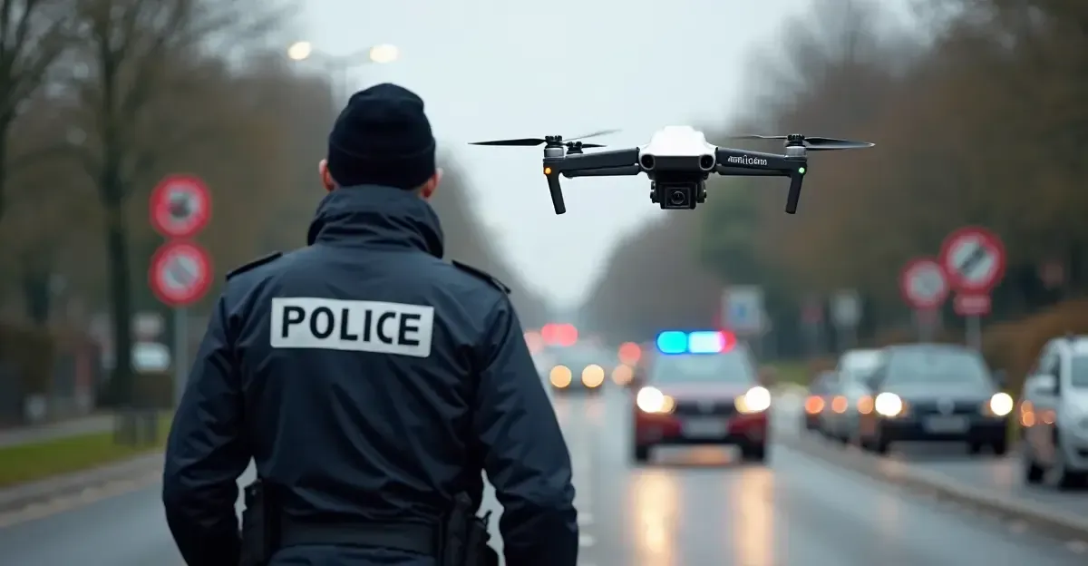 Polícia amplia fiscalização de trânsito com drones