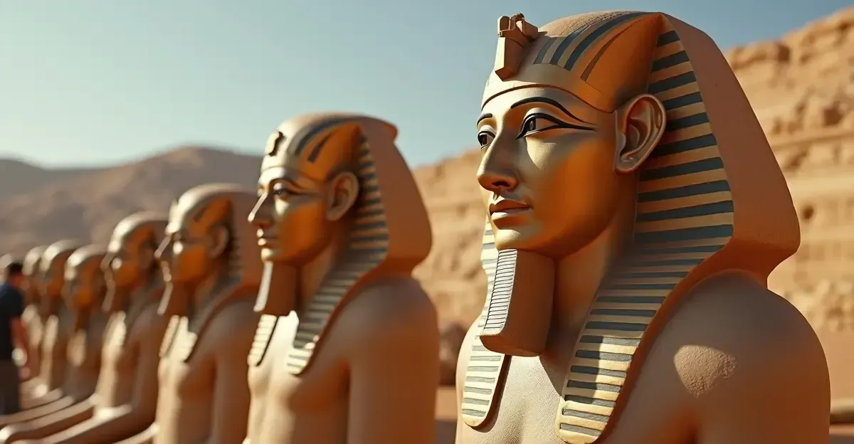 Ramses II-beelden: boer leidt tot 8,5 m colossus