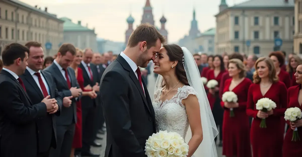 Russia's Mass Wedding Festival: 150 Couples Wed in Baby Boom Push