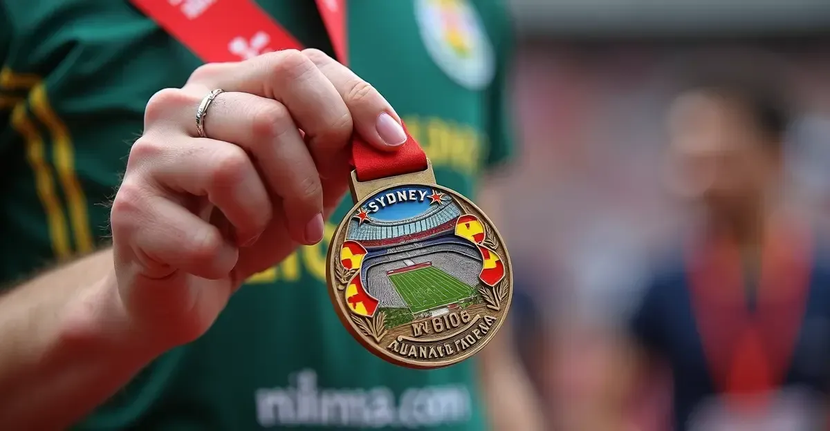 Sydney-Marathon-Medaille: Fehler zeigt Münchner Stadion