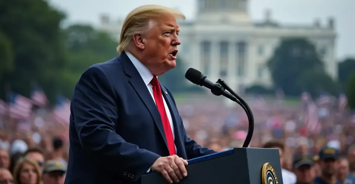 Trump Marca 250 Anos dos EUA com Discurso Partidário no 4 de Julho