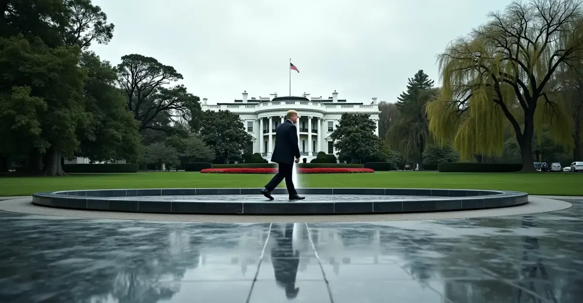 Trump beveelt last-minute aanpassing helipad Witte Huis