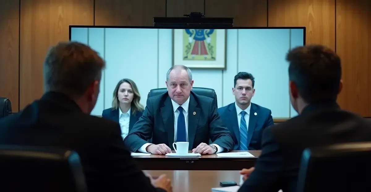 Ukrainian Prankster Infiltrates Russian Defense Ministry Video Meeting
