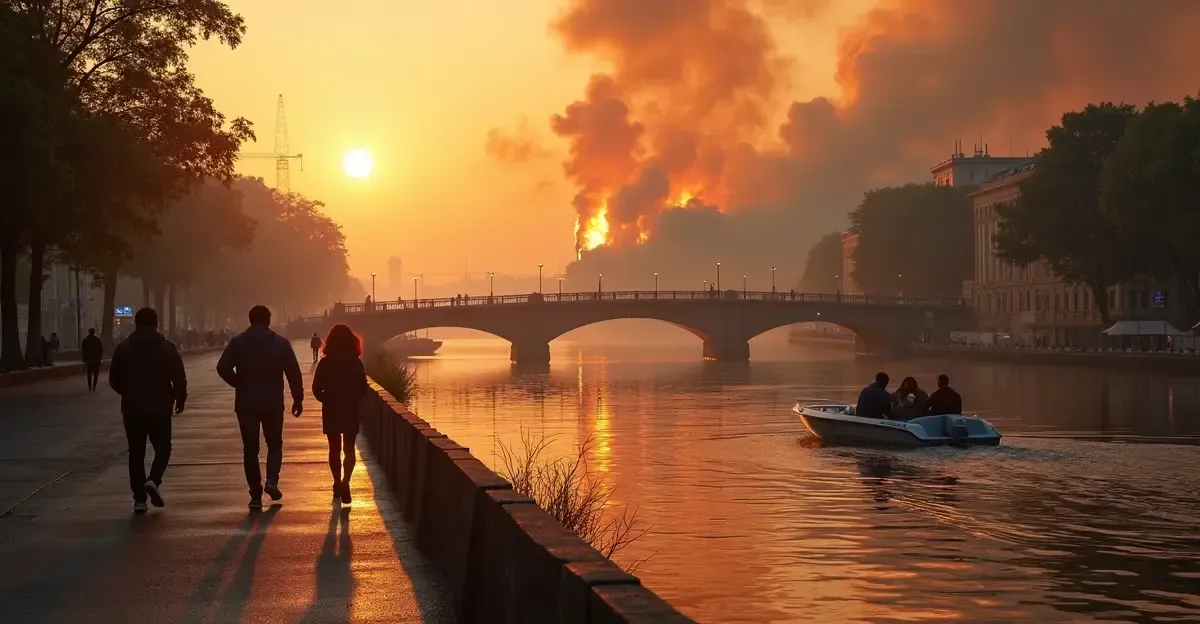 Viena bate récord de calor: 41°C y crisis en el Danubio
